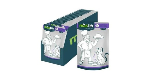 [152453] PET INTEREST MASTER CAT POUCCH RABBIT MEAT IN SAUCE 80G