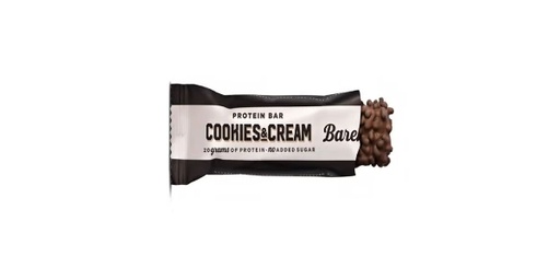 [120147] BAREBELLS PROTEIN BAR COOKIES N CREAM 55G