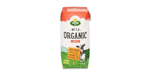 [112857] ARLA ORGANIC MILK LOW FAT 200ML