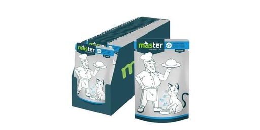 [152450] PET INTEREST MASTER CAT POUCH FISH MEAT IN SAUCE CAT FOOD 80G