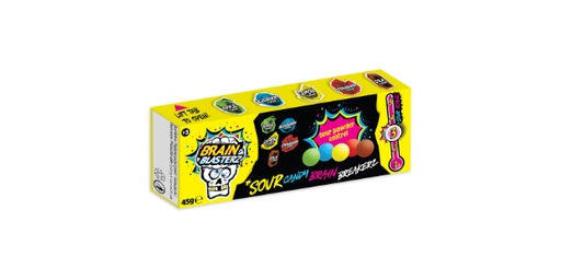 [149672] BRAIN BLASTERZ BRAIN BREAKER BALLS CANDY 45G