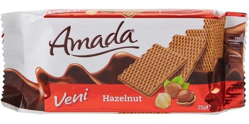 [155555] SOLEN AMADA VENI WAFFER HAZELNUT 40G