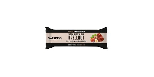 [155404] WASPCO VEGAN HAZELNUT PROTEIN BAR 40G