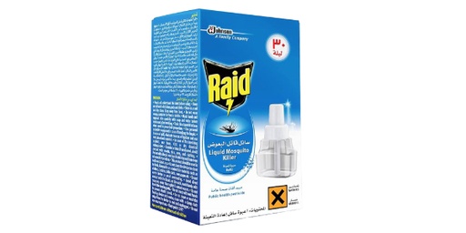 [128222] RAID ELECTRIC REFILL LIQUID BOTTLE 30NIGHTS 21.9ML