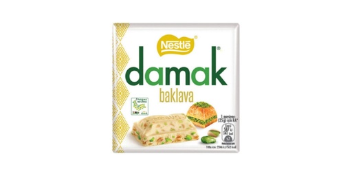 [155951] DAMAK BAKLAVA WHITE CHOCOLATE WITH PISTACHIO 60G