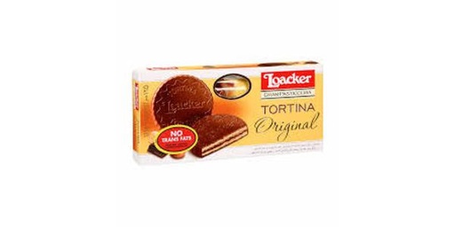 [120911] LOACKER TORTINA ORIGINAL CHOCOLATE 125G