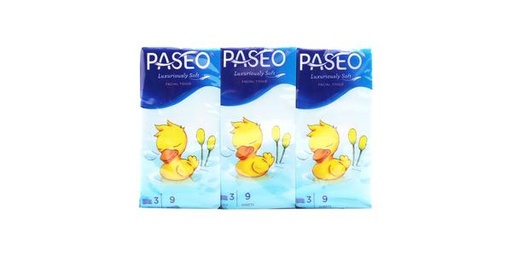[125429] PASEO FACIAL TISSUES HANKY 9S 6PACKS