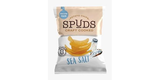 [155562] SPUDS POTATO CHIPS SEA SALT 45G