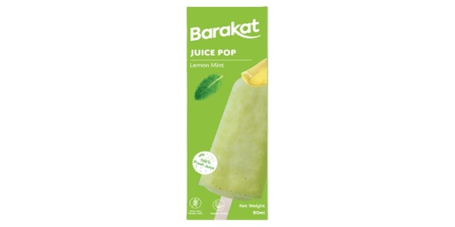 [157302] BARAKAT LEMON MINT JUICE POPS 80ML