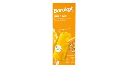 [157300] BARAKAT MANGO PASSIONFRUIT JUICE POPS 80ML