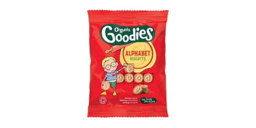 [120014] ORGANIX GOODIES LITTLE ALPHABET BISCUITS 25G