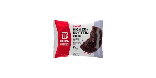 [153432] BORN WINNER COOKIE BOOST VEGAN CHOCOLATE BLUEBERRY 75G