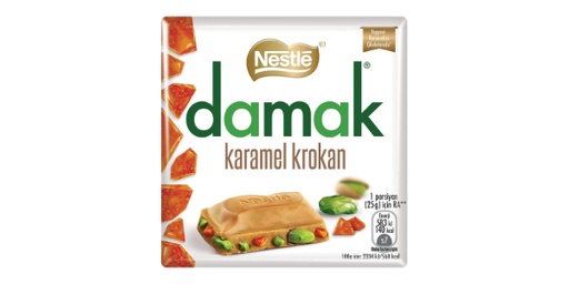 [155954] DAMAK CARAMEL CROQUANT WHITE WITH PISTACHIO 60G