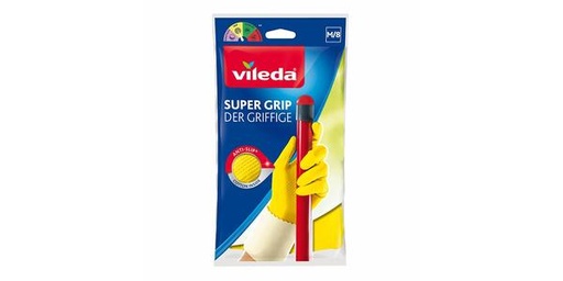 [123349] VILEDA GLOVES SUPER GRIP MEDIUM 1PCS