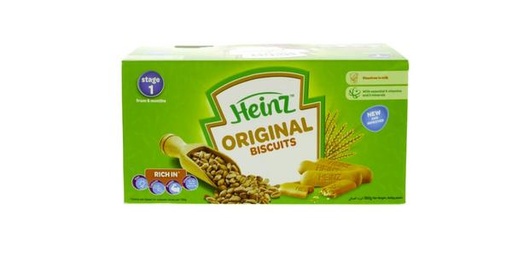 [121090] HEINZ BISCUIT ORIGINAL STAGE-1 6M+ 6X60G