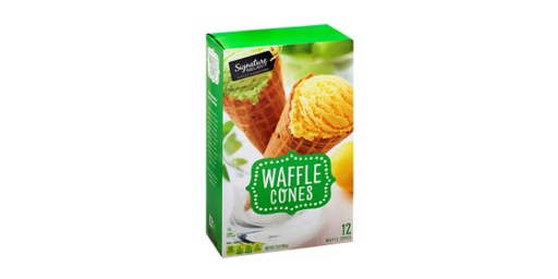 [127856] SAFEWAY SIGNATURE SELECT WAFFLE CONES 12 COUNT