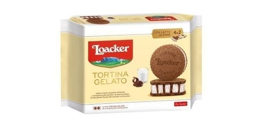 [155599] LOACKER SANDWICH  TORTINA ICE CREAM 264G