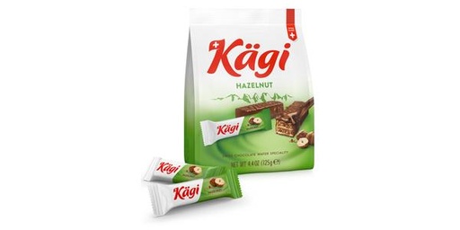 [155410] KAGI HAZELNUT MINI WAFFER 125G