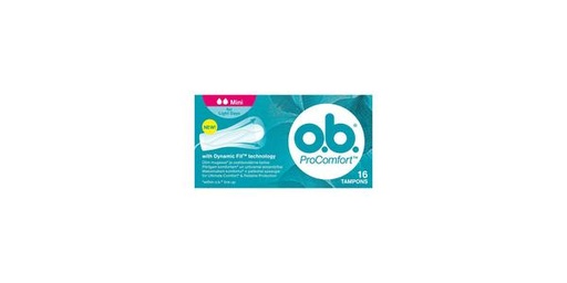 [125783] O.B. TAMPONS COMFORT MINI 16PCS