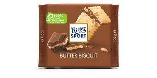 [149407] RITTER SPORTMILK CHOCOLATE BUTTER BISCUIT 100G