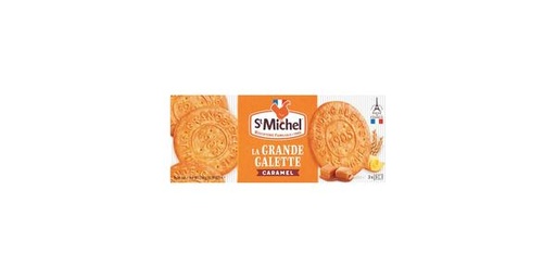 [156102] ST. MICHEL LA GRANDE GALETTE CARAMEL BISCUIT 150G