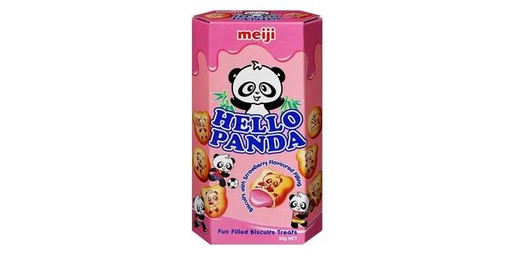 [125821] HELLO PANDA STRAWBERRY BISCUITS 50G 