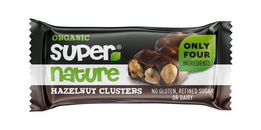 [135391] SUPER NATURE HAZELNUT CLUSTERS 38G