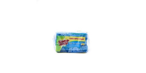 [130281] SCOTCH BRITE SCRUB SPONG NO SCRATCH 3PCS
