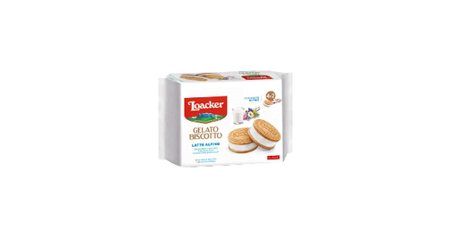 [155597] LOACKER SANDWICH  ALPINE MILK ICE CREAM 264G