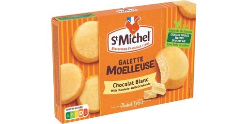 [156109] ST. MICHEL SOFT GLETTE WHITE CHOCOLATE 180G