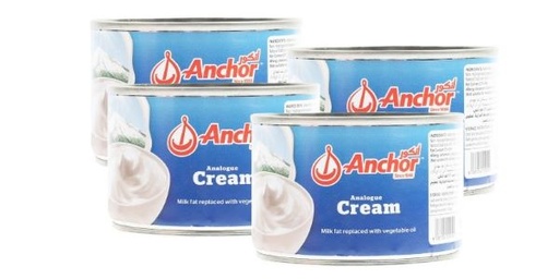 [144767] ANCHOR CREAM WITH VEGETABLE OIL 4X155G