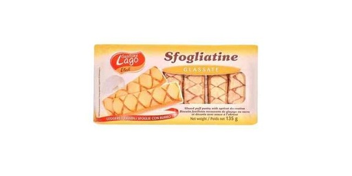 [150004] LAGO SFOGLIATINE ICED GLAZED PASTRY 135G