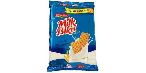 [130086] BRITANNIA MILK BIKIS BULK PACK 8X90G