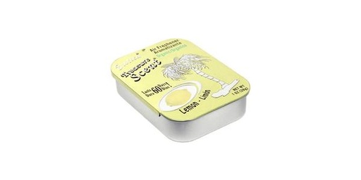 [122167] TREASURE SCENT ORGANIC TIN LEMON ICE 28G