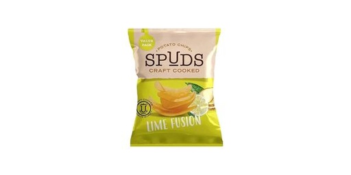 [155566] SPUDS POTATO CHIPS  (LIME FUSION) 20/45G