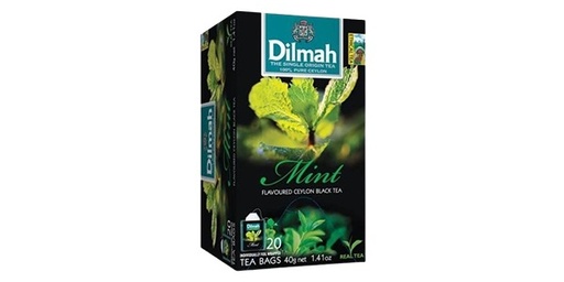 [131033] DILMAH MINT CYELON BLACK TEA 20BAGS