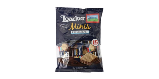 [140684] LOACKER CLASSIC MINIS CREMKAKAO WAFER 150G