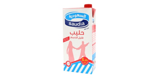 [129537] SAUDIA LONG LIFE LOW FAT MILK 1L