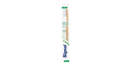 [128404] SIGNAL TOOTH BRUSH NATURAL BAMBOO SOFT