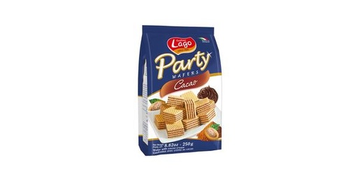 [151318] LAGO MINI PARTY WAFERS COCOA 125G