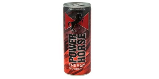 [125504] POWERHORSE ENERGY RED RUSH CAN 250ML