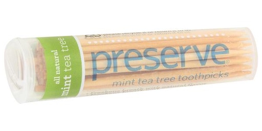 [104709] PRESERVE TOOTHPICKS,MINT TEA TREE 24/35