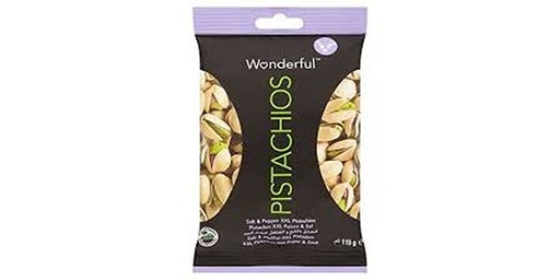 [156631] WONDERFUL PISTACHIOS SALT & PEPPER 115G