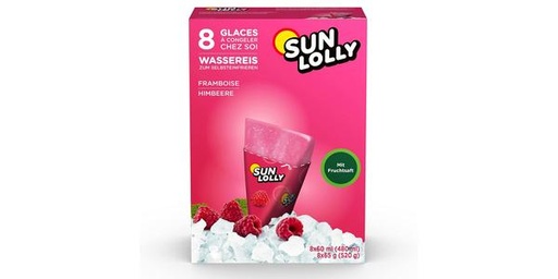 [156172] SUNLOLLY ICE RASPBERRY 8X60ML