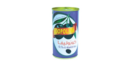[121602] COOPOLIVA WHOLE BLACK OLIVES 200G