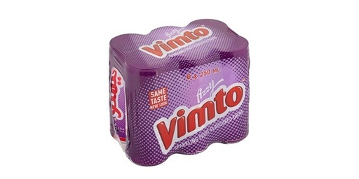[119981] VIMTO FIZZY SPARKLING DRINK CAN 6X250ML