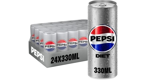 [115907] PEPSI DIET CAN 24 X 330ML
