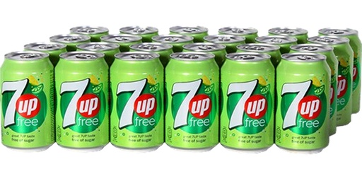 [126430] 7 UP ZERO SUGAR- 24 X 330ML