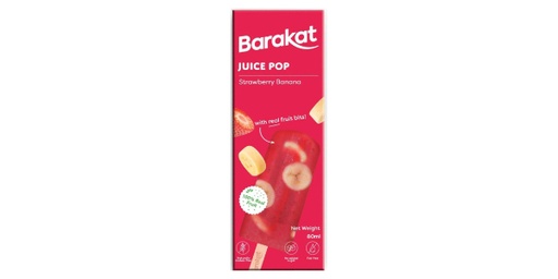 [157301] BARAKAT STRBERRY BANANA JUICE POPS 180ML