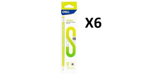 [133996] DELI 6 BOX HB-PENCIL SHRINK WRAP